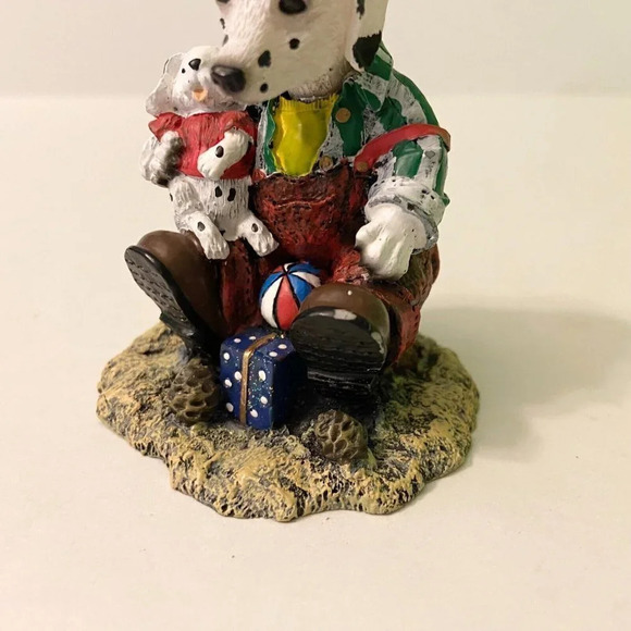 Dalmation  with Puppy Bobble Head Dog Figure 3 Inch Tall Innovation - Picture 10 of 11